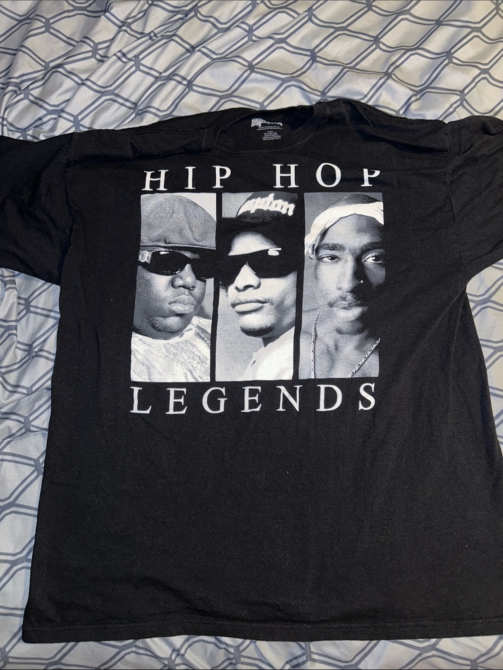 Hip Hop Legends Graphic Tee - Black